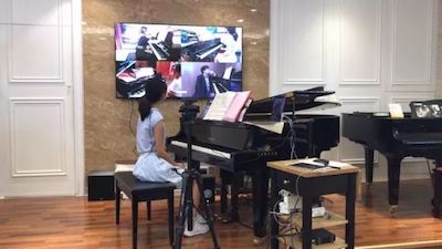 佰利乐特邀艺术家浙江音乐学院钢琴系丁阳博士Hybrid远程教育大师班+音乐会圆满成功