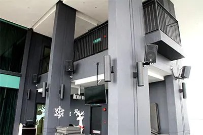 佰利乐凭借其久经考验的音质被马六甲瑞士花园酒店及公寓选中