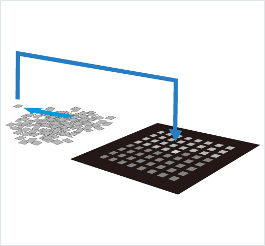 ［Image］Tray setter： 小尺寸单片用托盘排列机